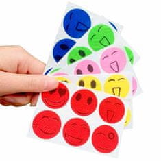 Netscroll Naljepnice protiv komaraca, obliži protiv komaraca, 60 komada, do 12 sati zaštite, eterična ulja, za djecu i odrasle, smiley dizajn, PatchStickers