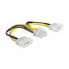 Delock adapter DC 2x Molex M - 8-pinski EPS 83410