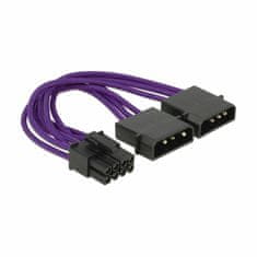 Delock Adapter DC 2x Molex M - 8-pinski za grafičke kartice. PCI-express 0,15 m 83705