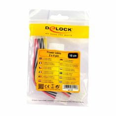 Delock DC adapter Molex M - 2x Molex F napajanje 82100