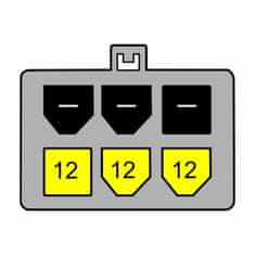 Delock Adapter DC 2x Molex M - 6-pinski za PCIe grafičke kartice. 0,15 m 82315
