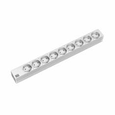 Bachmann razdjelni stalak 9x220V ALU 2m sivi 333.401