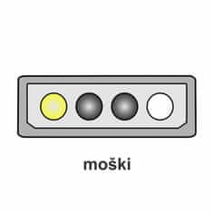 Delock adapter DC 4-pinski - Molex M 0,15 m 82391