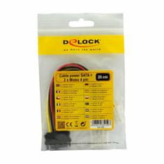 Delock adapter SATA M + 2x Molex Ž 65159
