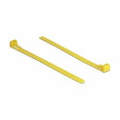 Delock Kabelske vezice 150x7,5 mm za višekratnu upotrebu, žute,  pakiranje/100 18760