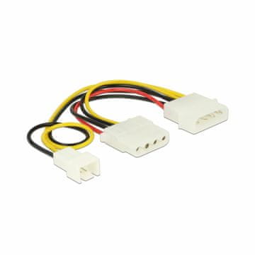 Delock adapter DC Molex M - Molex Ž + 3-pinski M 83658