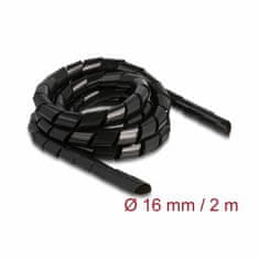 Delock spojna cijev 16 mm 2 m crna 19024