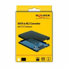 Delock SATA - M.2 adapter s kućištem 62688
