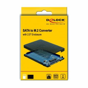 Delock SATA - M.2 adapter s kućištem 62688