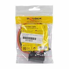 Delock adapter SATA 7pin + 4pin Ž- 1x SATA 30cm 85234