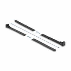 Delock Kabelske vezice 200x7,5 mm za višekratnu upotrebu, crne, pakiranje/100 komada 18757
