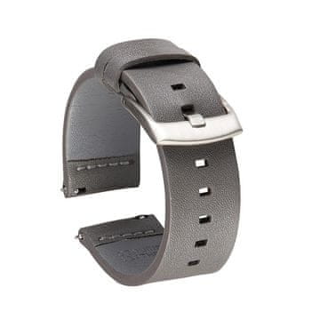 BStrap Fine Leather remen za Xiaomi Amazfit GTR Mini, gray