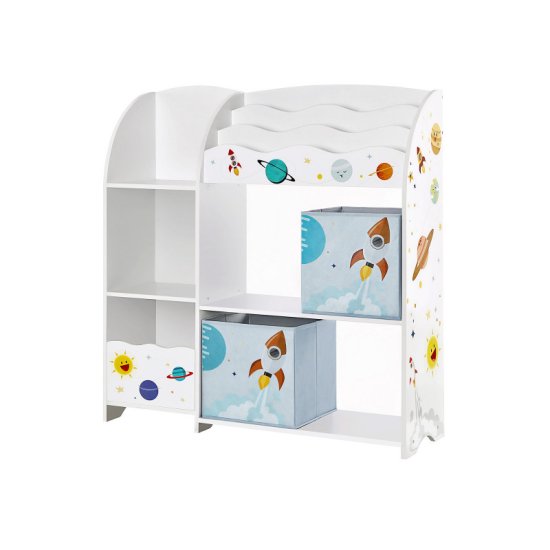 Songmics organizator igračaka i knjiga, bijela (GKR42WT)
