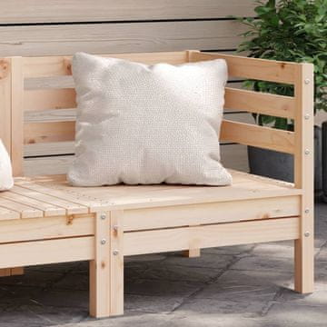 Vidaxl Vrtna kutna sofa, masivni borov drvo