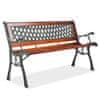 Linder Exclusiv Vrtna klupa MC4413 125x52x74 cm