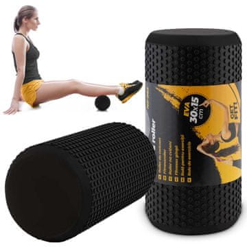 Neo-Sport EVA valjak za vježbanje NS-963 crni