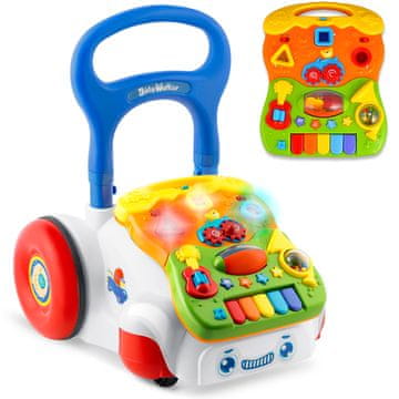 Ricokids Edukativna hodalica s glazbom 2 u 1 RK-744 bijela
