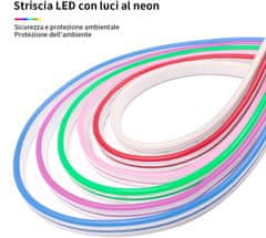 NEON LED traka RGB s daljinskim upravljačem 5m