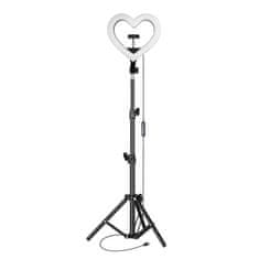 MG Heart Ring svjetlosni prsten 12'' + stativ 2.1 m, crno