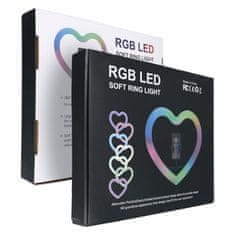 MG Heart Ring svjetlosni prsten 12'' + stativ 2.1 m, crno