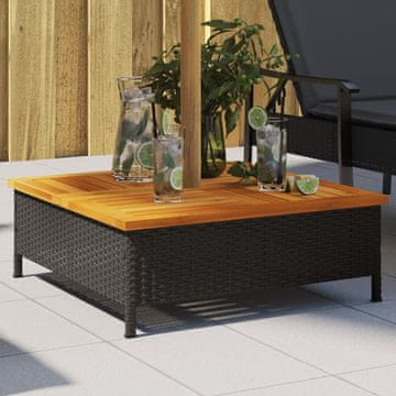 Vidaxl Navlaka za podnožje vrtnog suncobrana crna 70x70x25 cm