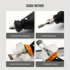 Vixson Alat za brušenje lanca motorne pile, kompaktni oštrač 70x50 mm | GRINNEX