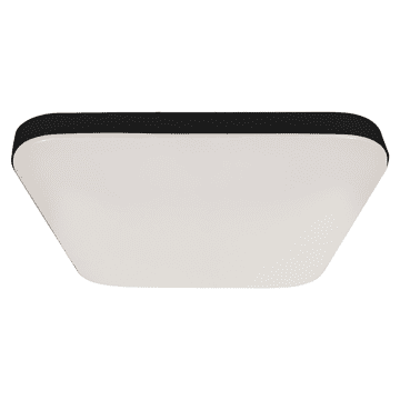 Abruzzo Kvadratna stropna lampa 33 cm LED 16W crno/bijela Nemo Milagro