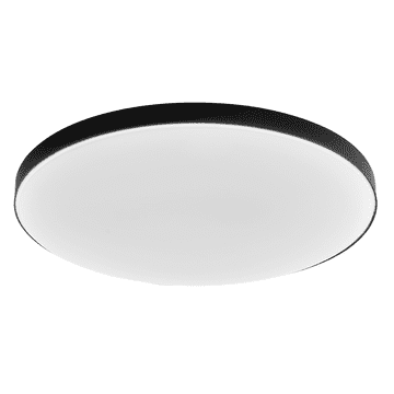 Abruzzo Okrugla stropna lampa 37,5 cm LED 24W bijela / crna Slimi Eko-Light