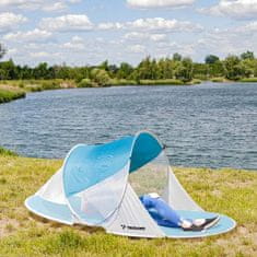 Trizand Samorasklopivi plažni šator 190 x 120 x 90 cm Trizand 20974 Plavo-bijeli