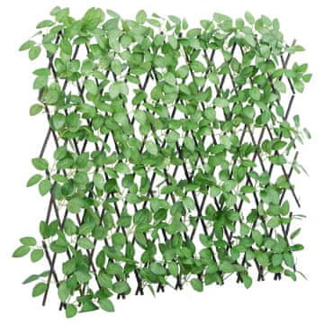 Vidaxl Umjetna pergola od bršljana, proširiva, zelena, 180 x 65 cm