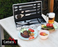 Cattara Set za roštilj od 11-dijelova u aluminijskom koferu