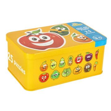 Ikonka Aga Puzzle u limenci VOĆE/POVRĆE 25 dijelova