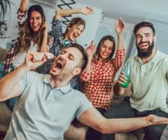 Forever BMS-300 LITE mikrofon i zvučnik, KARAOKE, Bluetooth, microSD, AUX, baterija, roza zlatna (Rose Gold)