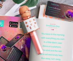 Forever BMS-300 LITE mikrofon i zvučnik, KARAOKE, Bluetooth, microSD, AUX, baterija, roza zlatna (Rose Gold)