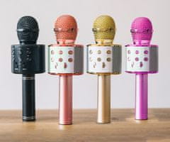 Forever BMS-300 LITE mikrofon i zvučnik, KARAOKE, Bluetooth, microSD, AUX, baterija, roza zlatna (Rose Gold)