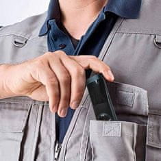 Netscroll Laserski mjerač udaljenosti 6 u 1, digitalni metar do 40 m dometa, LCD ekran, USB punjenje, kompaktan i precizan ±0,0015 m, DistanceMeter