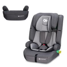 Kinderkraft Safety Fix 2 i-Size autosjedalica, 76-150 cm, siva