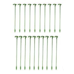 Netscroll Set 20 potpornja za biljke i cvijeće, potporanj za rajčice, dvije veličine 37 cm i 27 cm, stabilna potpora za zdrav rast, za vrt i lončanice, SupportPlant
