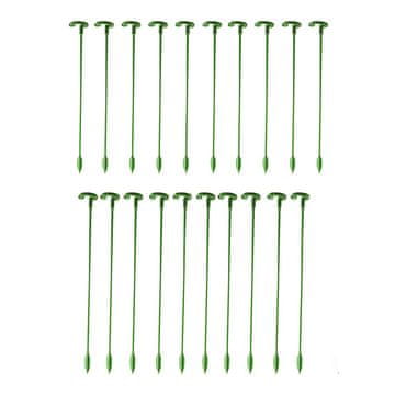 Netscroll Set 20 potpornja za biljke i cvijeće, potporanj za rajčice, dvije veličine 37 cm i 27 cm, stabilna potpora za zdrav rast, za vrt i lončanice, SupportPlant
