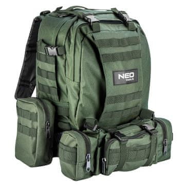 slomart NEO TOOLS Ruksak za preživljavanje 40L, poliester 600D
