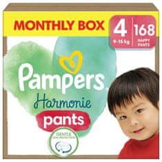 Pampers Harmonie pelene-gaćice, 9-15 kg, 168/1 (mjesečno pakiranje)