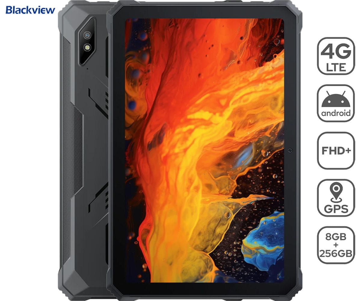 Blackview Active 8 Pro Tablet Robuste Batteria Da 22000 MAh Android 13 Display Da 10,36 "2.4K 16 GB 256 GB Helio G99 48 MP Fotocamera Tablet PC - Foto 4