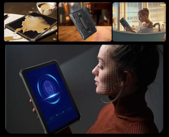 Tablet Blackview Active 8 Pro 10.36" 256GB 4G LTE 22000mah Android 13 Nero