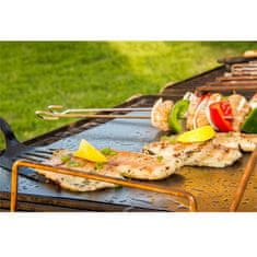 HOME & MARKER® Višenamjenska podloga za roštilj i pećnicu, neprianjanje, vatrootporna (4 kom, 40x33 cm) | GRILL