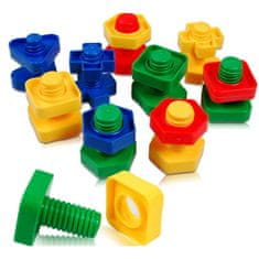 MG Montessori Screws vijci 30kom, obojen