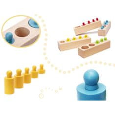 MG Montessori Sorters drveni cilindrični utezi, obojen