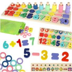 MG Montessori Number Sorter drvena slagalica