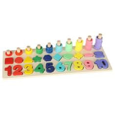MG Montessori Number Sorter drvena slagalica