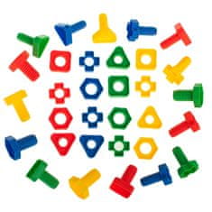 MG Montessori Screws vijci 30kom, obojen