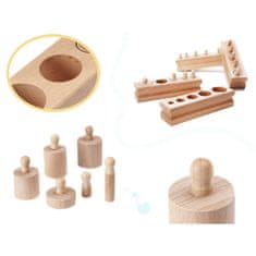 MG Montessori Sorters drveni cilindrični utezi